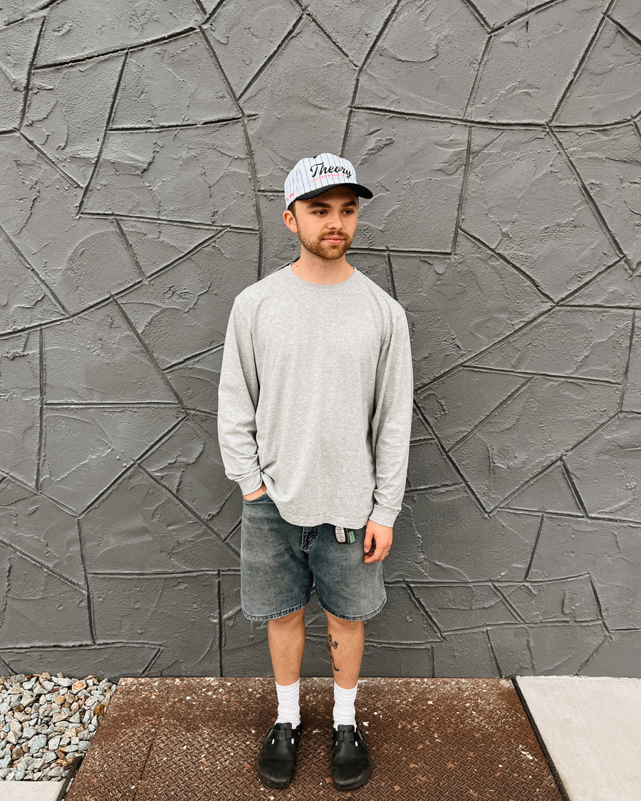 Theory Coffee Striped Baseball Hat