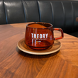 Load image into Gallery viewer, Theory Kinto Sepia Cup &amp; Saucer

