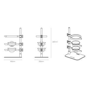 Nucleus Paragon Pour-Over Brewer and Chilling Rocks