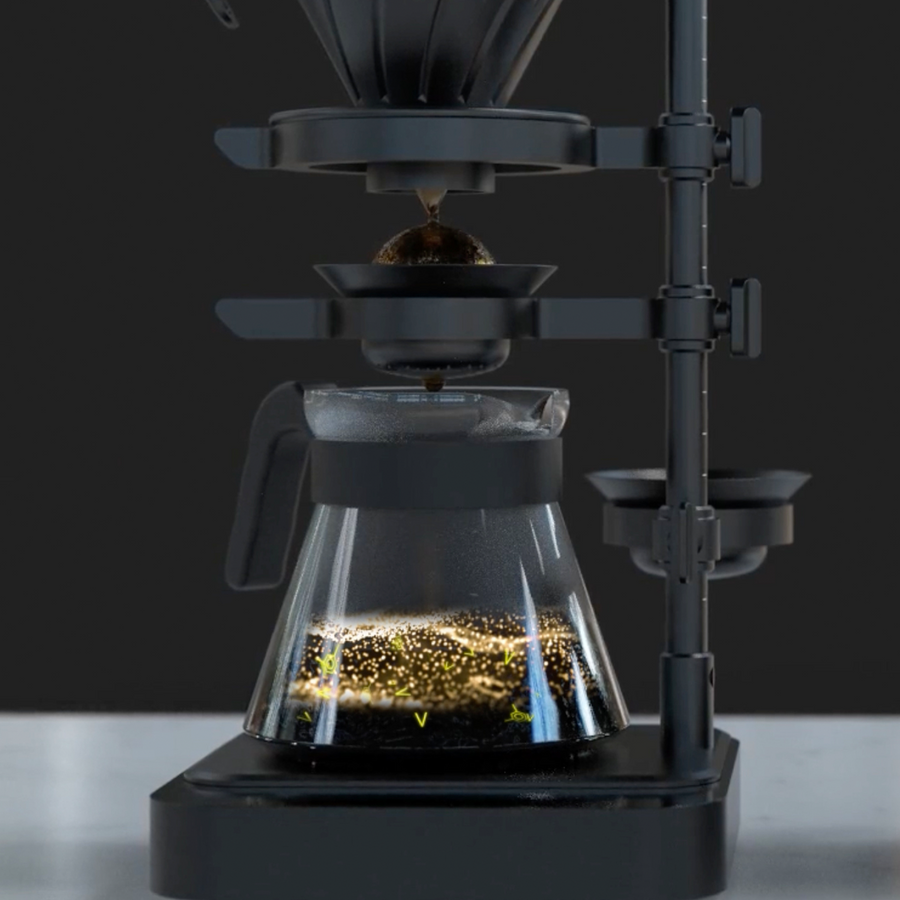 Nucleus Paragon Pour-Over Brewer and Chilling Rocks